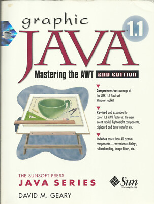 Graphic Java 1.1 Mastering the AWT 2nd Edition by David M Geary Paperback CD