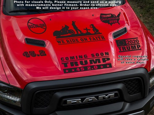 Motorcycle Man Woman We Ride on Faith Religion cross prayer Christ Sticker Decal - Picture 7 of 12