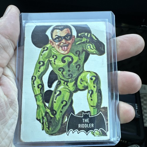 1966 Topps Batman Riddler Back #36 A Catly Caper — TAG (grade unconfirmed)