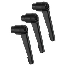 3Pcs, Clamping Lever Handles M5 Female Thread Knobs Handle Black