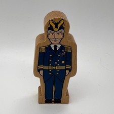 Admiral Thomas Friends Wooden Railway Train Rare Figure Pirate Captain Vintage