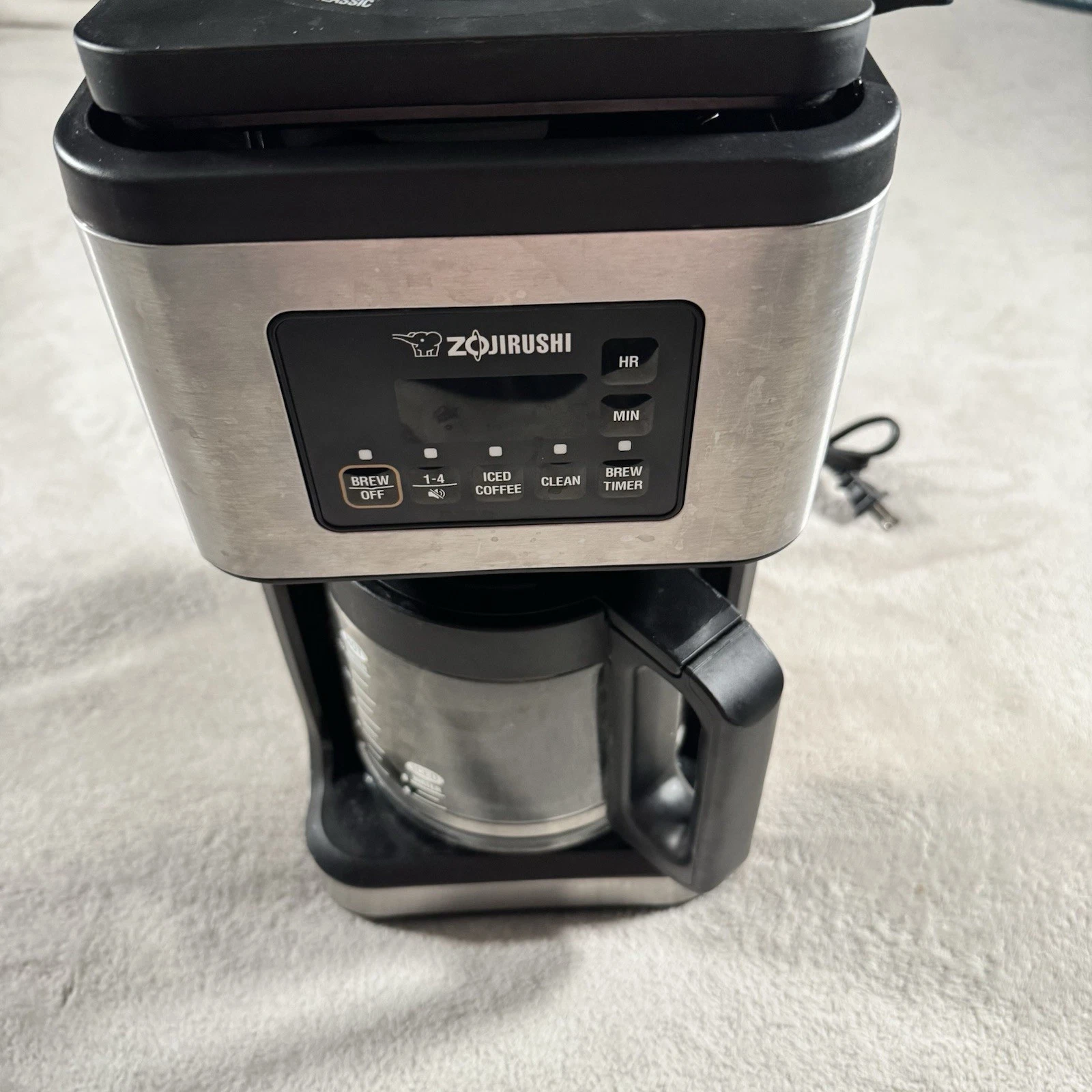 Zojirushi Dome Brew Programmable Coffee Maker EC-ESC120 Stainless Black
