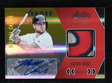 2020 Panini Absolute Spectrum Gold 4/10 Michael Chavis #AHS-MC Auto uk2