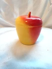 Vintage Apple Jam Jar Sugar Bowl Hazel Atlas White Milk Glass 2 piece