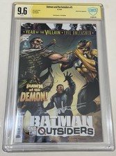 Batman and the Outsiders #5 - CBCS 9.6 - Tyler Kirkham Signed