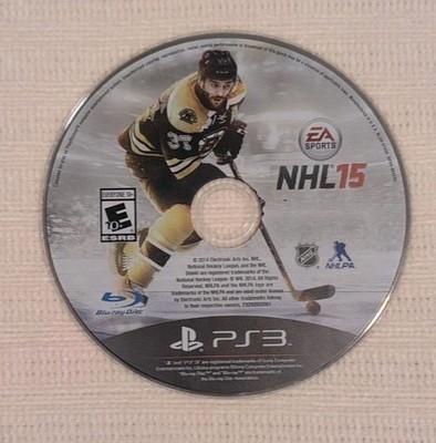 NHL 15 (Sony PlayStation 3, 2014) Tested No Case