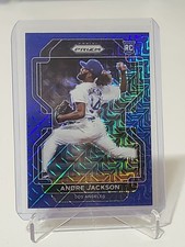 22 Prizm Baseball Andre Jackson /199 Blue Mojo