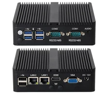 Intel J4125 Industrial Mini PC with Support Win10 Linux Pfense WiFi 2xRS232/485