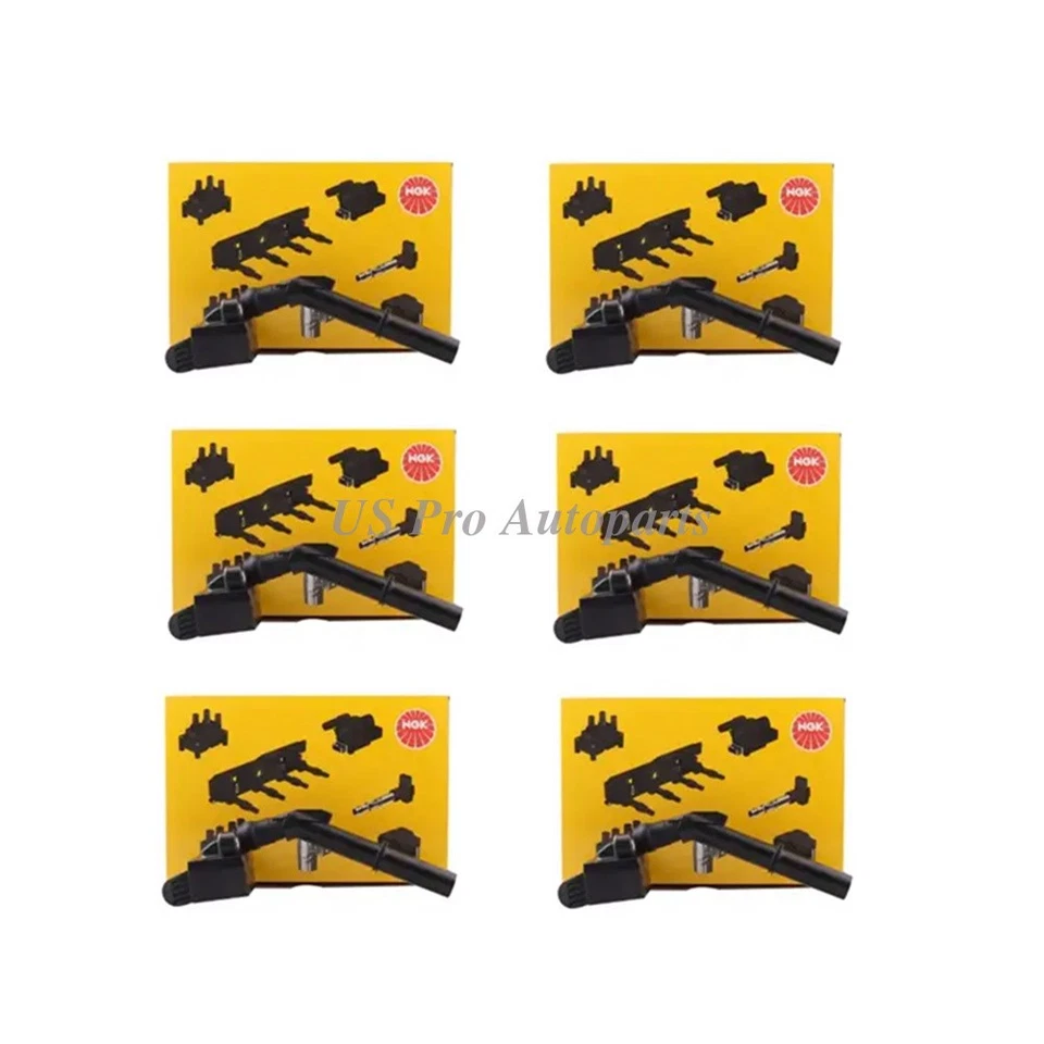 Bobina de encendido NGK para Mercedes SLK350 E350 2012-2016 3,5 L V6 2769060260 6 piezas OEM Foto 2 de 4