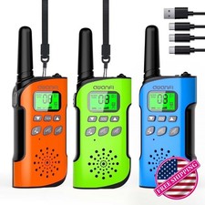 Walkie Talkies for Kids - 3 Pack Rechargeable Radio Long Range 1000 Mah Battery
