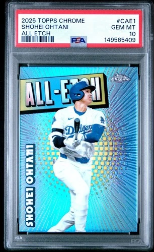 2025 Topps Chrome All Etch SHOHEI OHTANI PSA 10 Gem Mint MVP
