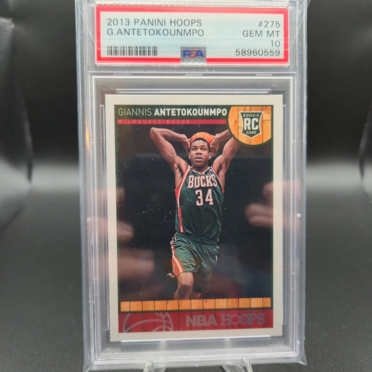 Giannis Antetokounmpo Professional Sports 10 Graded Basketball