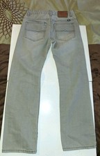 Lucky Brand Billy Straight Boys Youth Jeans Denim Gray Size 14 EUC