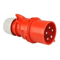 Pce Cee-Stecker 5-Polig 32A Phasenwender Rot Cee-Stecker