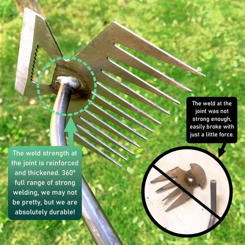 Gardening Hand Weeder Tool, 2024 Upgraded Long Handle Weed Puller, Durable Ma... - Picture 4 of 5