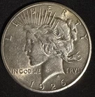1926-P "High Grade"  Peace Silver Dollar