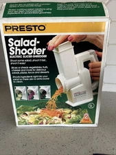 Presto Salad Shooter 02910 Electric Food Slicer Shredder New