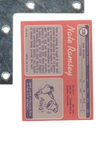 1970 Topps Football SINGLES VG/VG-EX+ SHARP/CHEAP! Pick From List Up To 30% OFF - Picture 425 of 460