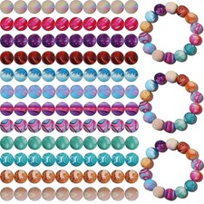 120pcs 15mm Bulk Silicone Beads for Pens and Keychain Making,Large Bead for N...