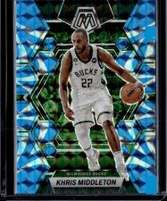 2022-23 Panini Mosaic #66 Khris Middleton Reactive Blue