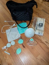 Elvie Electric Breast Pump With Milk Bags And Carrying Case *SEE DESCRIPTION 