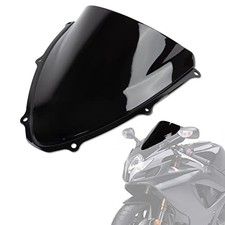 Windshield,  Windscreen Double Bubble for GSXR600 750 K6 2006-2007, Black