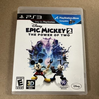 Disney Epic Mickey 2 (The Power of Two) - Sony PS3  - 2012 - Manual - Rated E