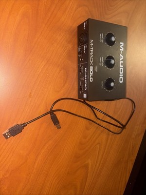 M-Track Solo USB Audio Interface for Recording, Streaming and Podcasting