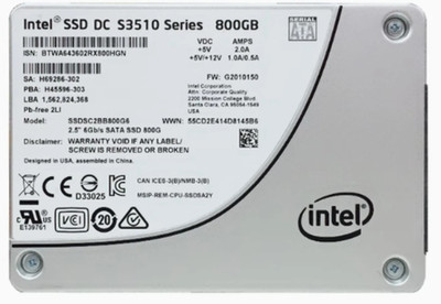 Intel DC Series S3510 800GB SSD 2.5'' SATA 6Gbps SSDSC2BB800G6 Solid State Drive 