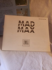 Mad Max  NES Game Vintage 1990 CIB
