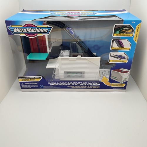 Micro Machines Tuner Garage De Mise Au Point RARE WHITE Mexico International - Picture 2 of 11