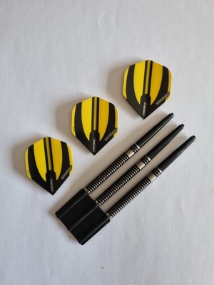 Neue Winmau 25 Gramm Blackout 90% Tungsten Darts (ohne Box)