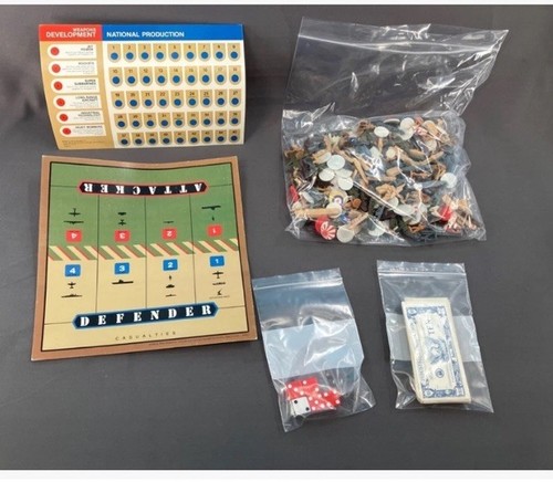 Axis and Allies Board Game 1984 Gamemaster Series As-Is incomplete For Parts - Picture 2 of 6