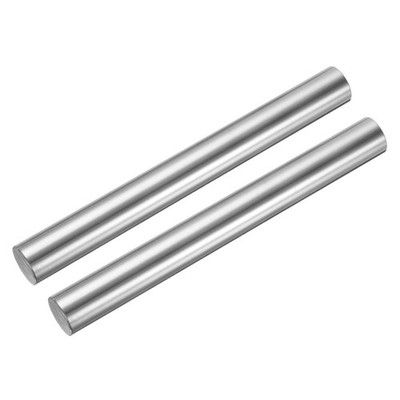 2 Stück Linearführungsstange 12 mm x 100 mm (0,472'' x 3,94'') gehärteter Stahl