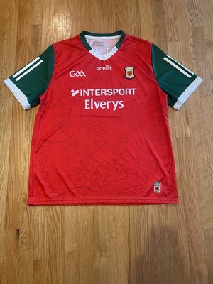 O'Neills Maigh Eo Criost Linn Mayo Jersey Shirt Size XXL Koolite