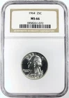 *1964 SILVER WASHINGTON QUARTER* *NGC MS66* NR #G4003