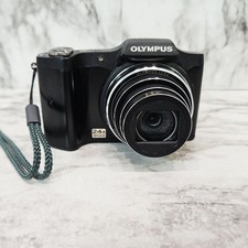 Olympus SZ-14 Digital Camera 14MP 24x Zoom Black Battery Works Clean