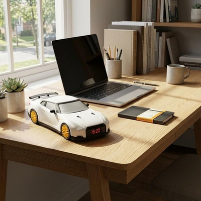 #ad #ad Car Alarm Clock 2026 New Alarm Clock Features Realistic Engine Sounds a Clear $73.99