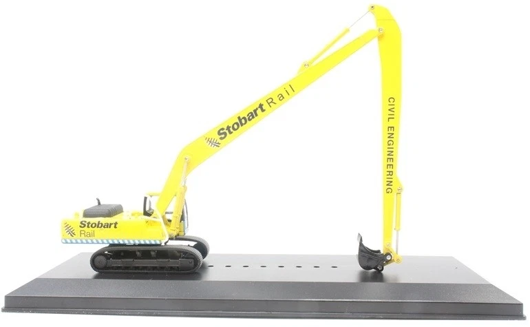 IXO, Excavator Komatsu PC340 W122 long arm company Stobart Rail, 1/76, ATL466... - Image 3 of 3
