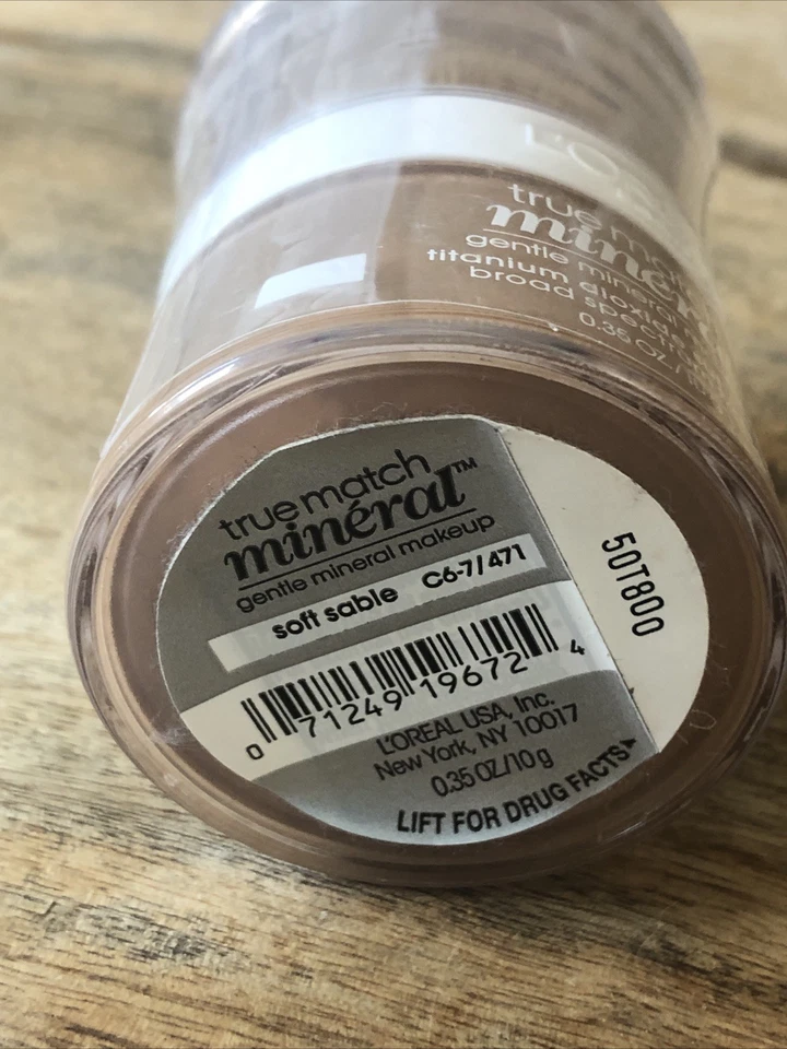 L’Oréal True Match Mineral Loose Powder Foundation Soft Sable C6-7/471 - Image 4 of 4