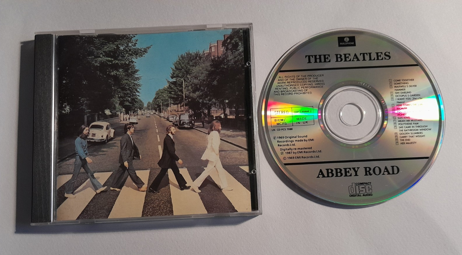 THE BEATLES - ABBEY ROAD REISSUE CD 1987