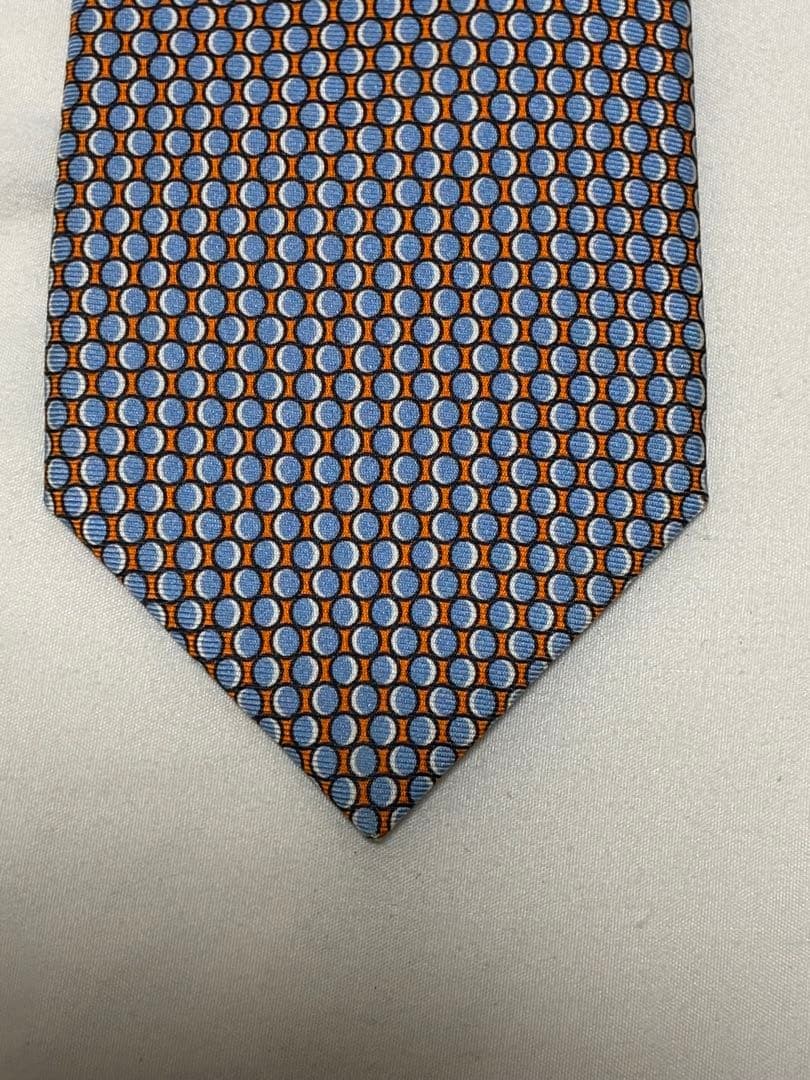 Excellent Condition HERMES  circular pattern tie - image 2