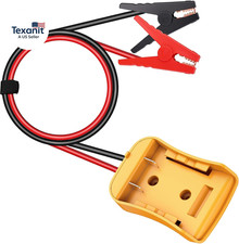 2.2FT 8AWG Jumper Cables Alligator Clips for Using Tool Batteries,Portable Auto