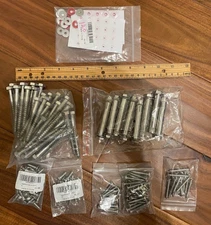 Stainless steel fasteners lag machine wood screws washers concrete anchors