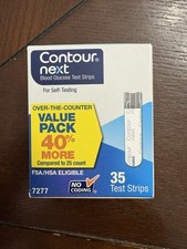 Contour Next Glucose Test Strips 35 Count Exp Date 10/31/2026
