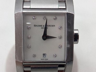 Baume & Mercier Diamant M0A08573 Wristwatch Quartz Battery Replaced Sapphire