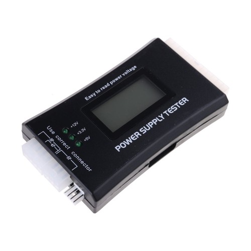 PC Power Supply Diagnostic Tester LCD Screen 20 24 Pin Connectors - Afbeelding 5 van 8