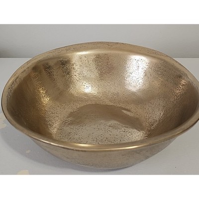 Aluminum Bowl Champagne Gold Cravings Chrissy Teigen 10'' Texture Serving Bowl
