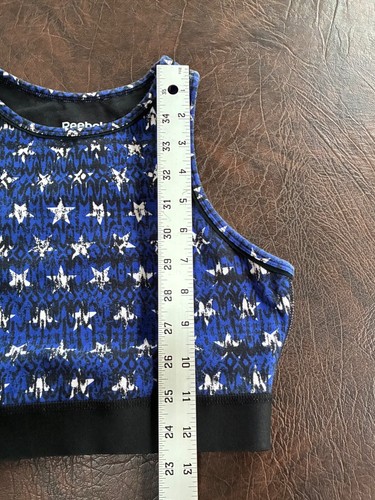 Women's Size S REEBOK Crop Top Sports Tank Patriotic/Flag - Picture 5 of 5
