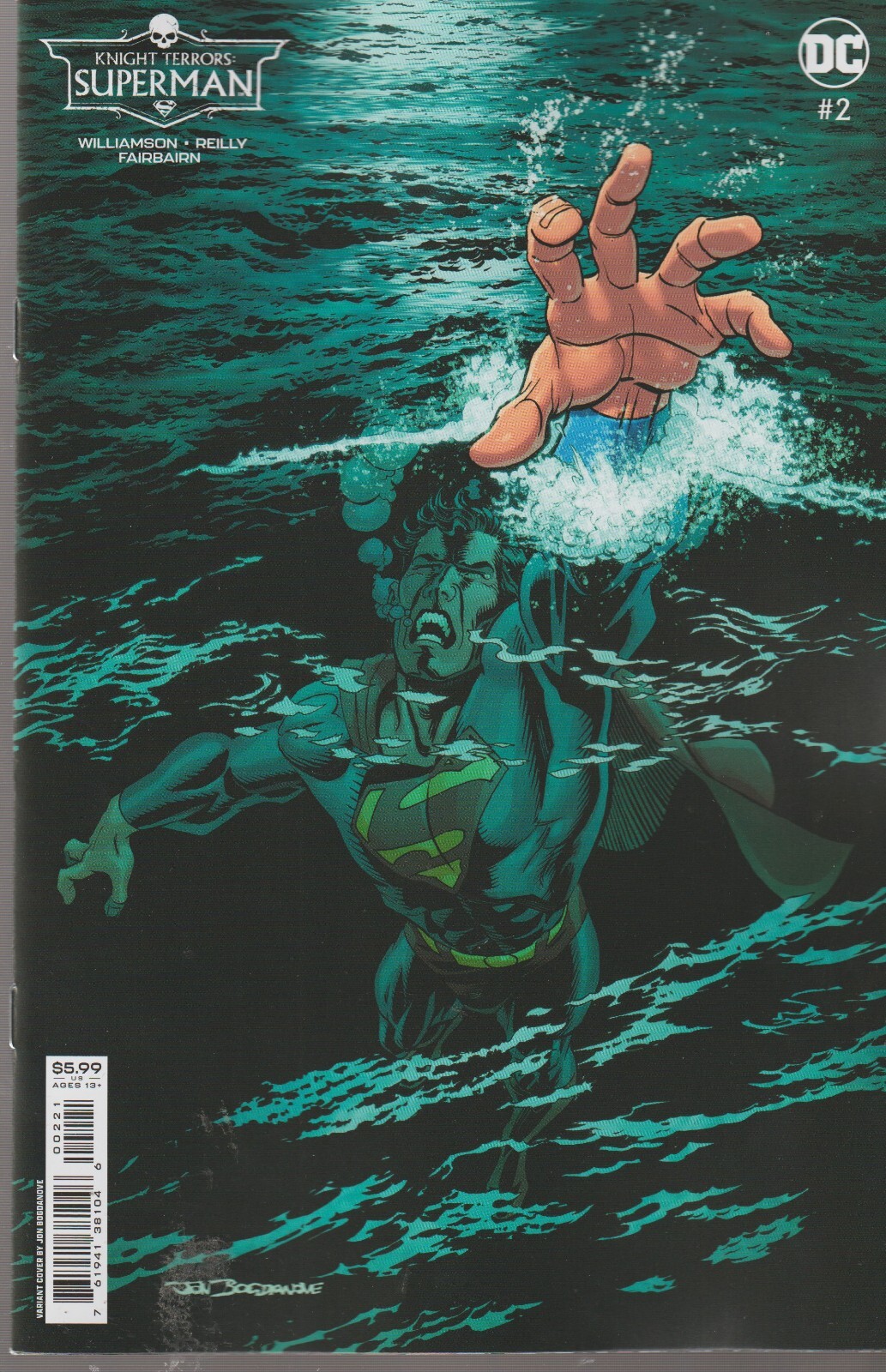 DC COMICS KNIGHT TERRORS SUPERMAN #2 OCTOBER 2023 BOGDANOVE 1ST PRINT NM